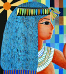Painted after an Egyptian relief, by Marten Jansen